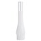 Frosted Glass Lamp Chimney, Replacement Hurricane Globe Measures 2 7/8 Inch Diameter Base x 14 Inches High for Oil or Kerosene Lanterns